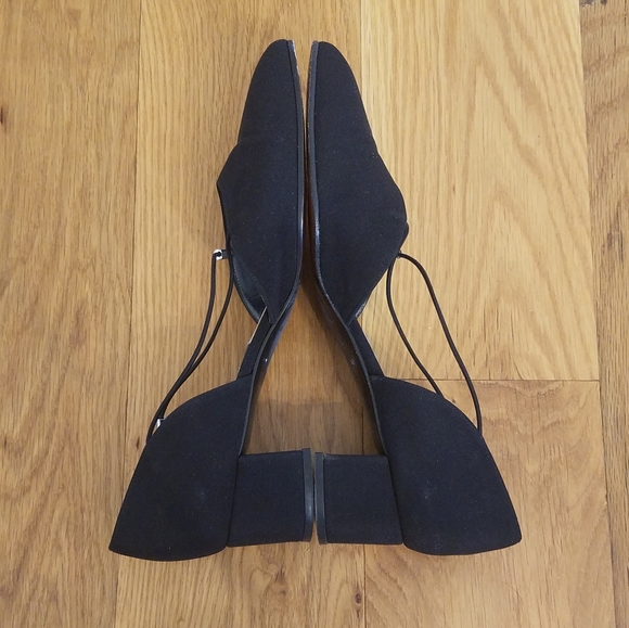 Stuart Weitzman block heels with rhinestone accents - Picture 4 of 7